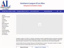 Tablet Screenshot of losaltos-assistanceleague.org